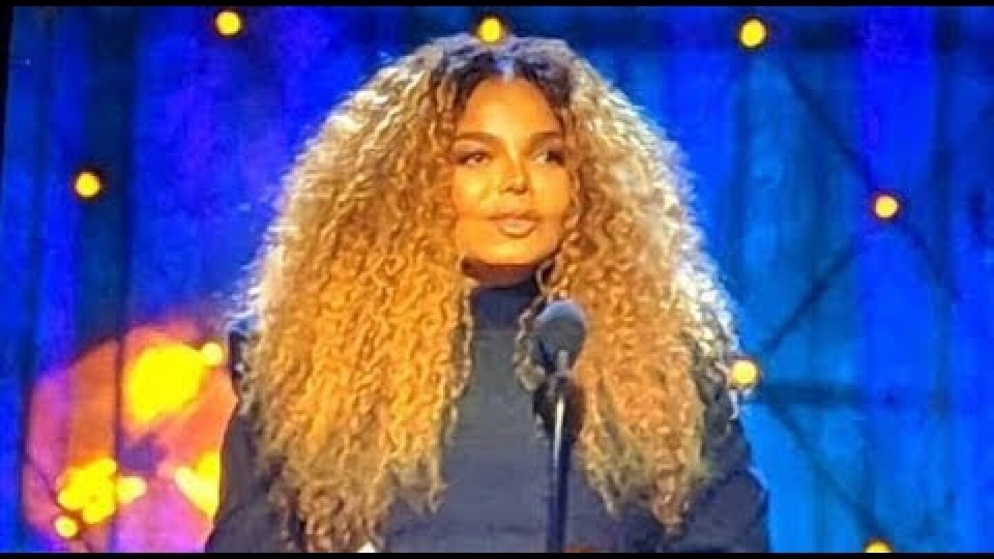 Janet Jackson's Rock And Roll Hall Of Fame Acceptance Speech