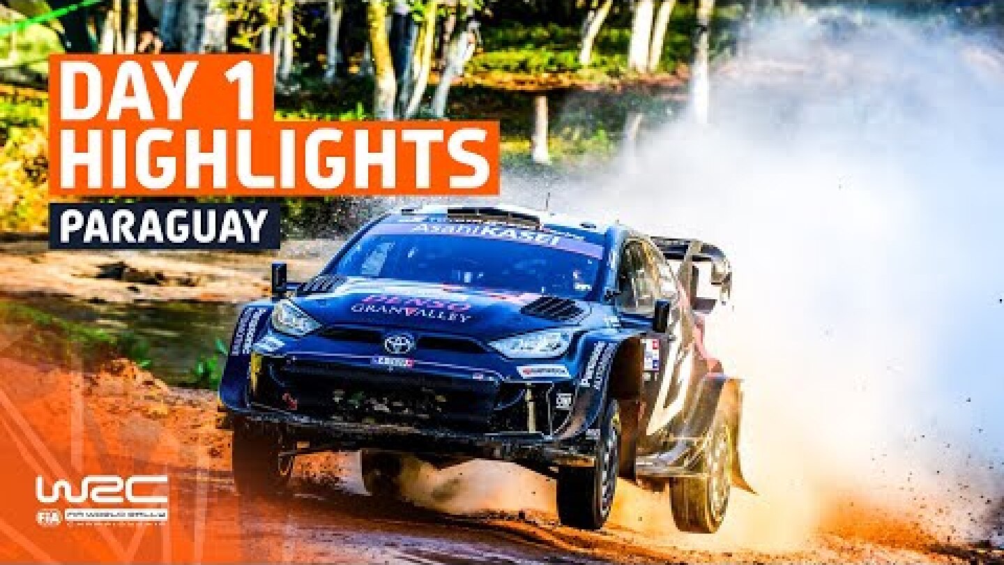 Day 1 Highlights | WRC ueno Rally del Paraguay 2025