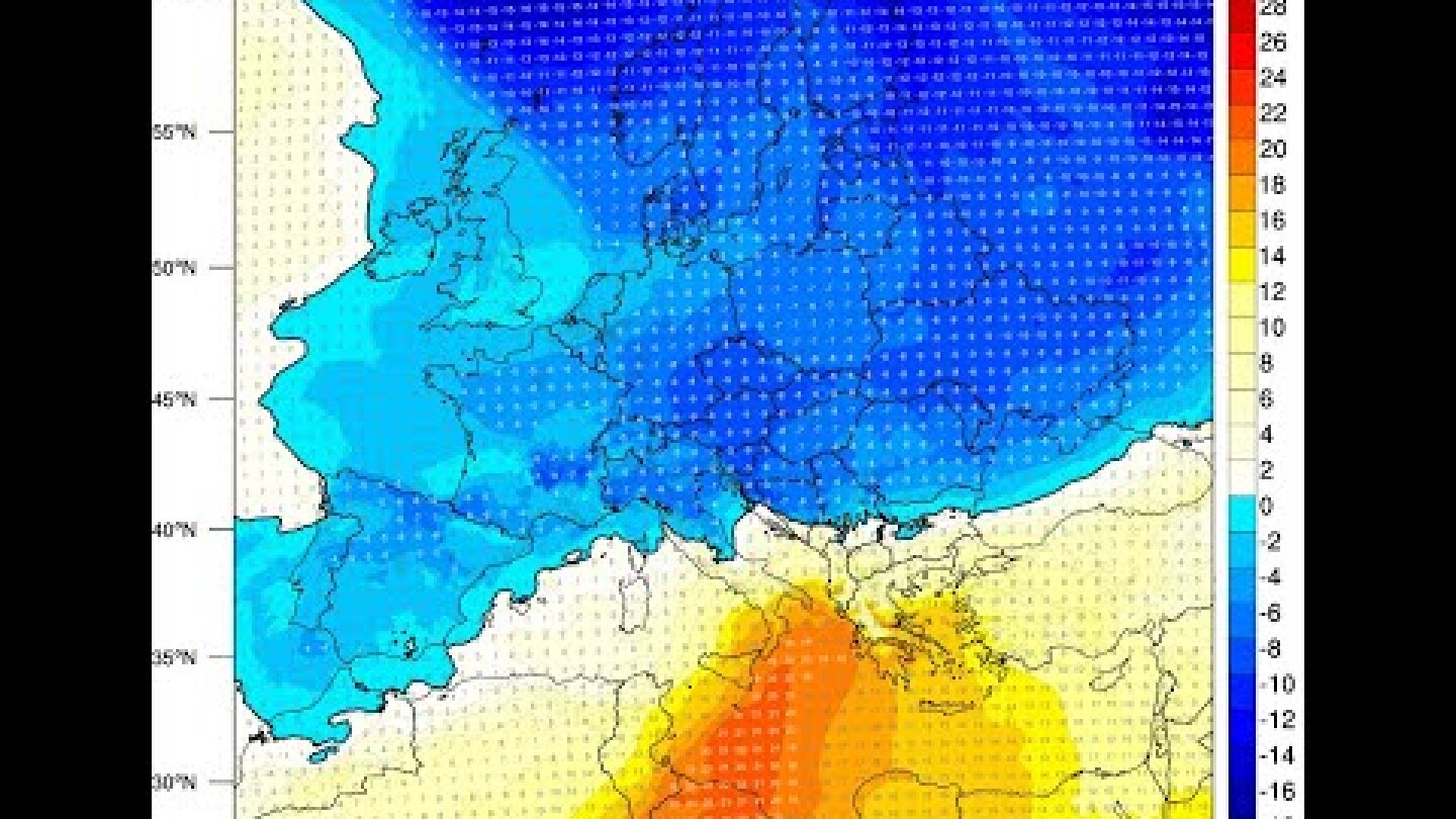 Κίνηση αερίων μαζών στην Ευρώπη 10/01 - 14/01/2021