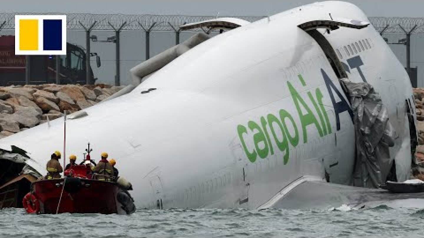 2 dead after Emirates plane slides off Hong Kong runway