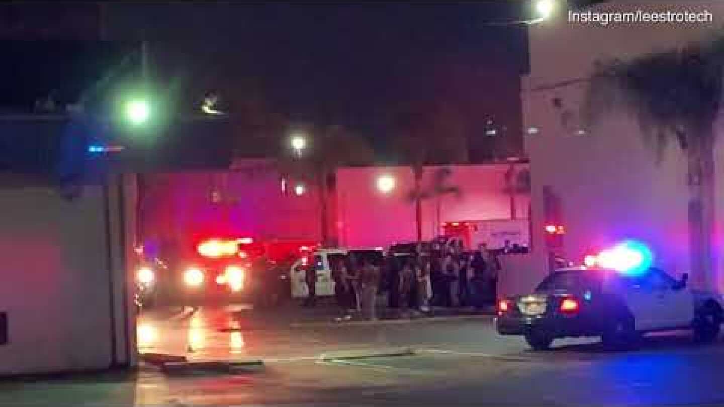 Police attend scene of Gable House Bowl shooting in California
