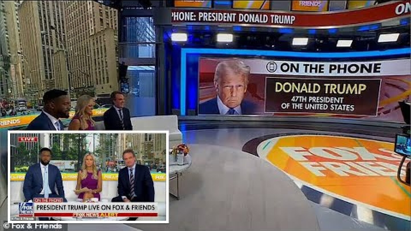 Trump Turns Fox & Friends Interview Into Awkward Gush Over Ainsley Earhardt and Sean Hannity