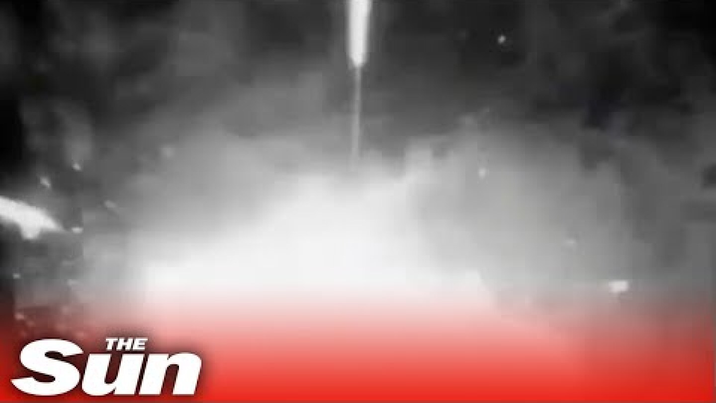 Moment Russian tank is wiped out by two explosive Ukrainian bombs