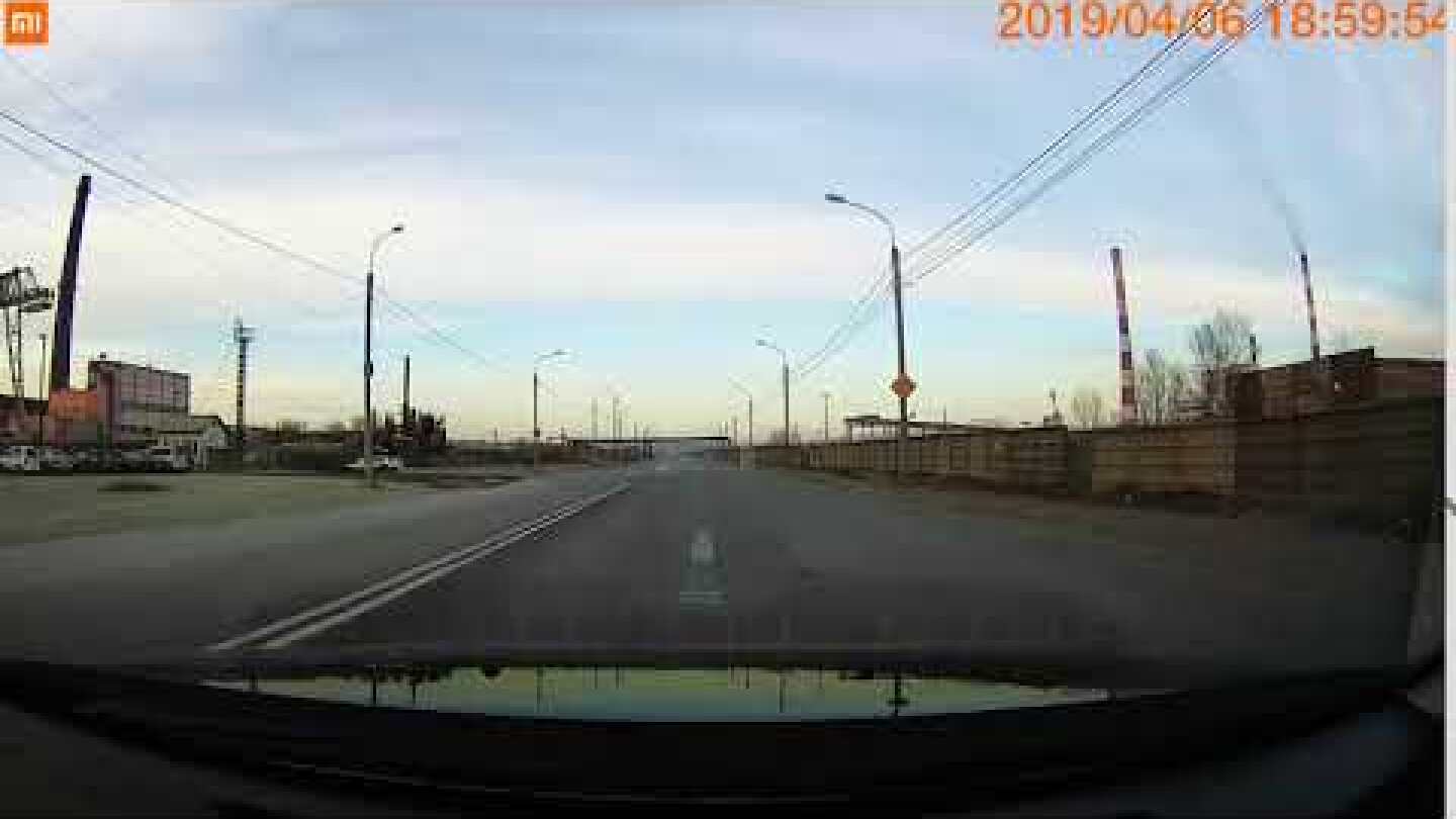 Метеорит над Красноярском 19.00 6 апреля 2019 год.