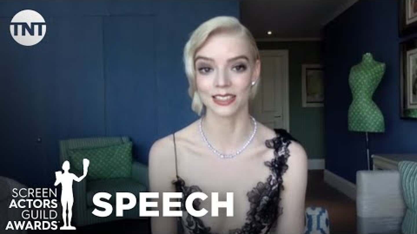 Anya Taylor-Joy: Award Acceptance Speech | 27 Annual SAG Awards | TNT