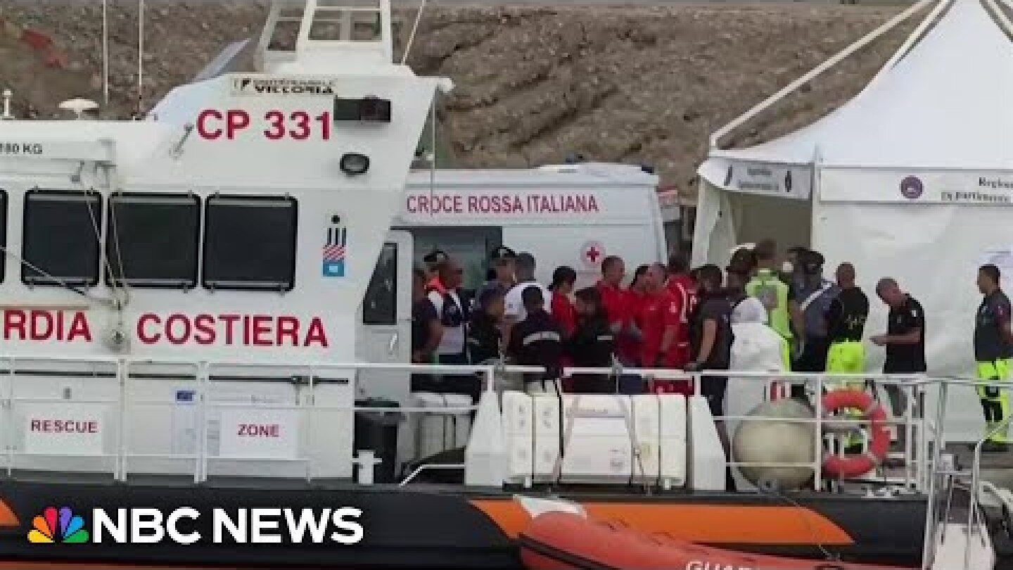 Four bodies recovered from sunken yacht off Italy's coast