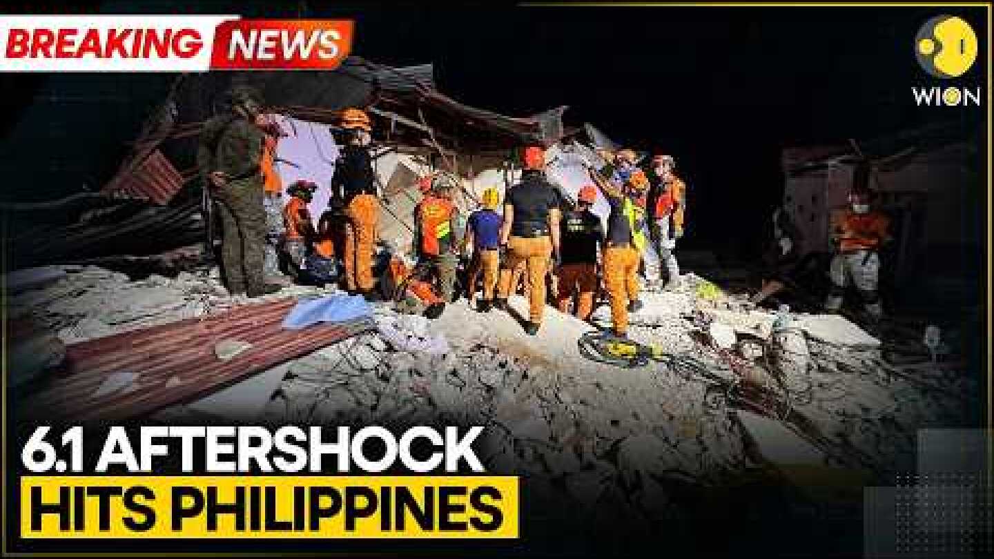 Philippines Earthquake: 6.1 Magnitude Aftershock Hits Southern Philippines | WION Breaking