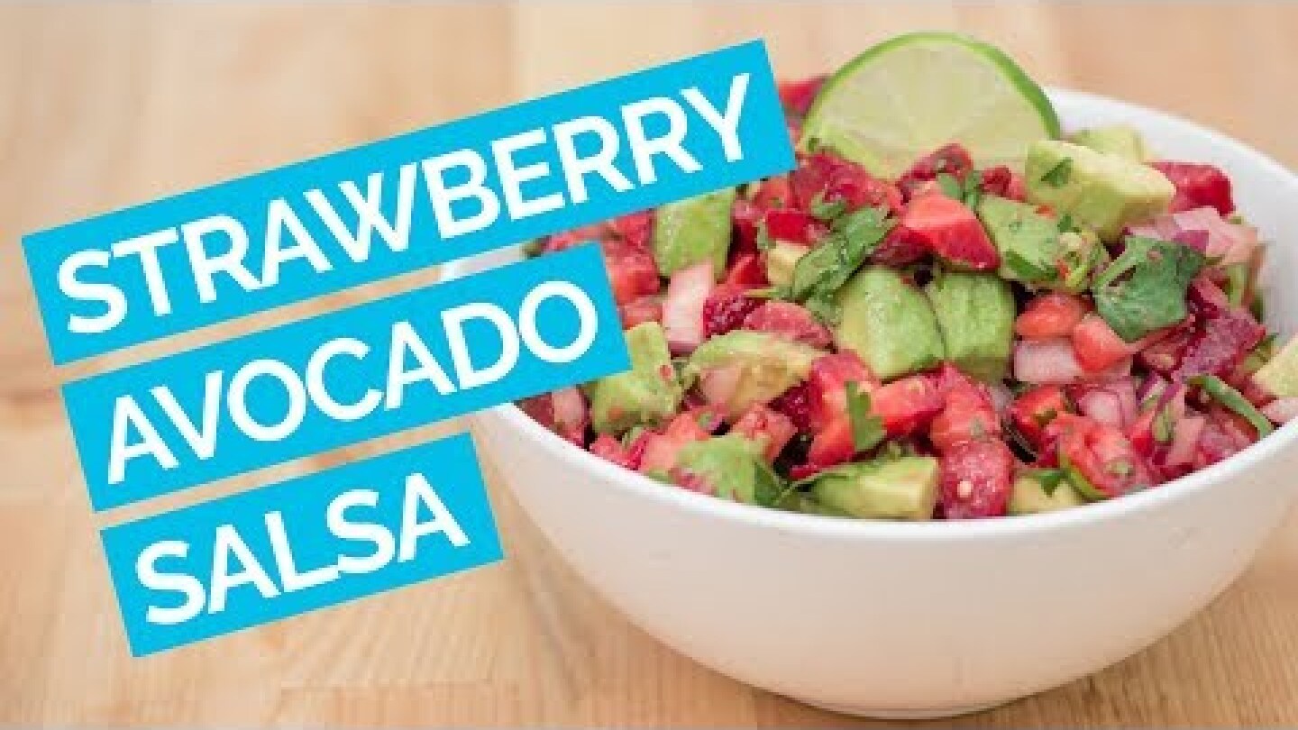 Strawberry Avocado Pico De Gallo (Salsa Recipe)