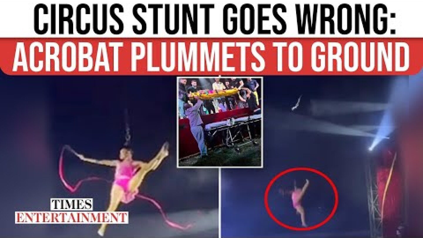 Brazilian Circus HORROR: Performer FALLS During Daring Aerial Hair-Stunt Gone WRONG | WATCH