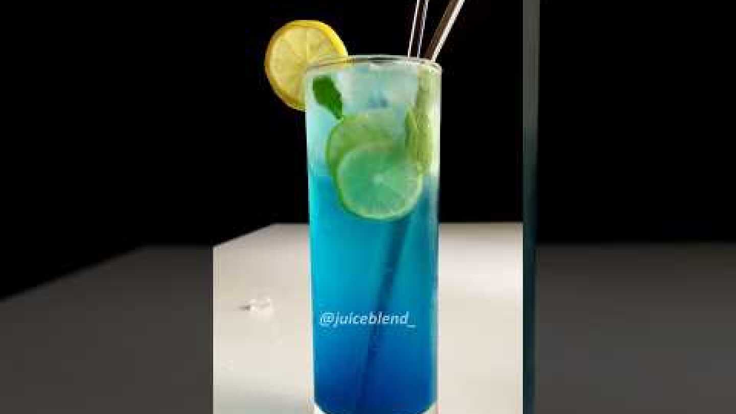 Blue Curacuo/Blue Lagoon Mocktail 🧊🥶