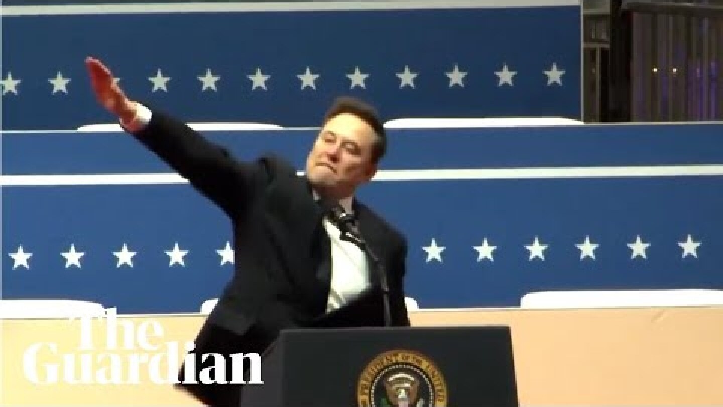 Elon Musk appears to give fascist-style salute after Trump inauguration
