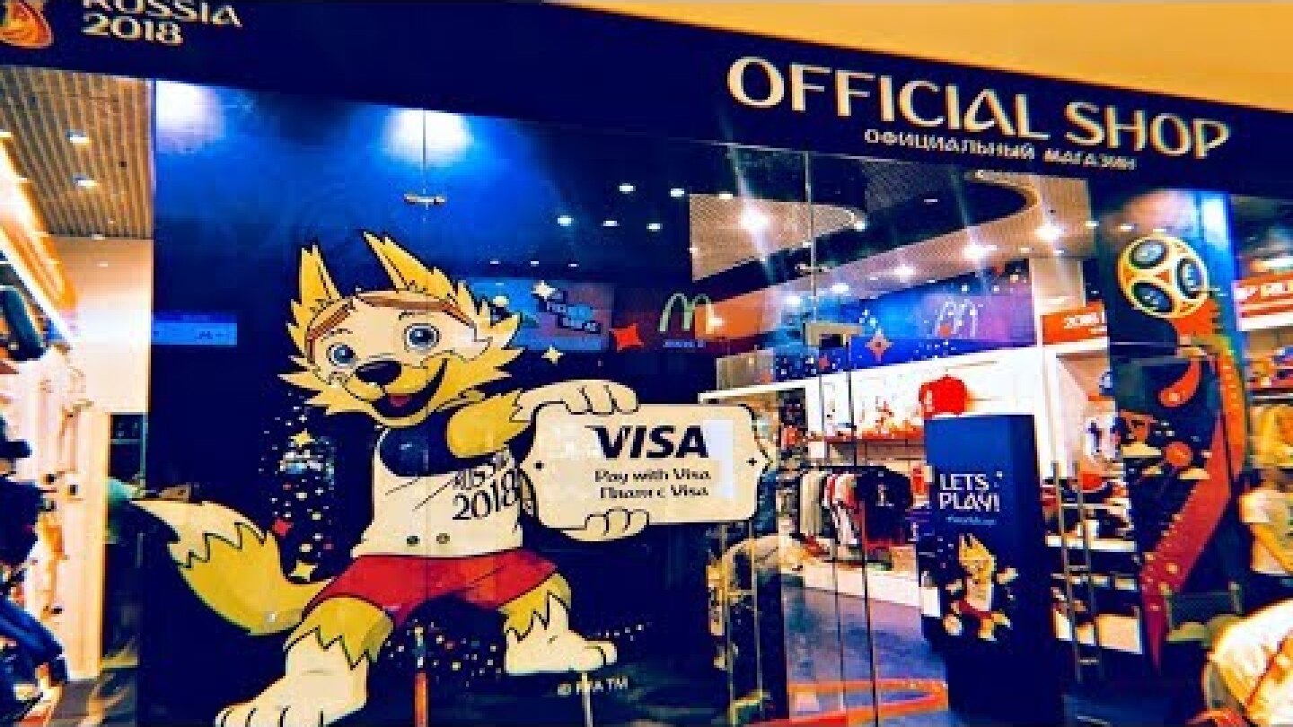 First official 2018 FIFA World Cup store in Moscow!