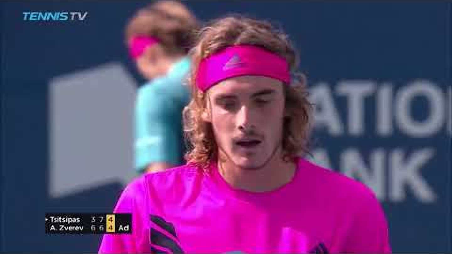 Highlights: Tsitsipas Saves 2 MP; Stuns Zverev In Toronto 2018