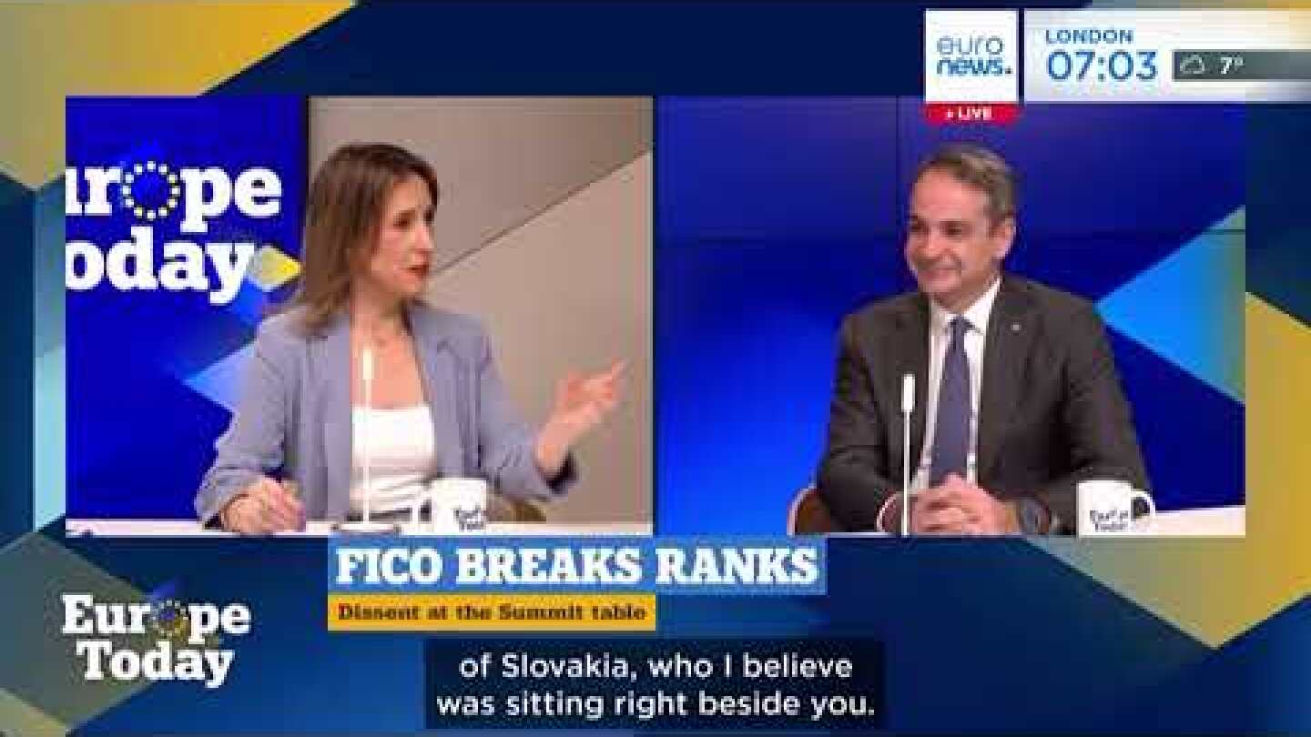 Συνέντευξη του Κυριάκου Μητσοτάκη στο Europe Today