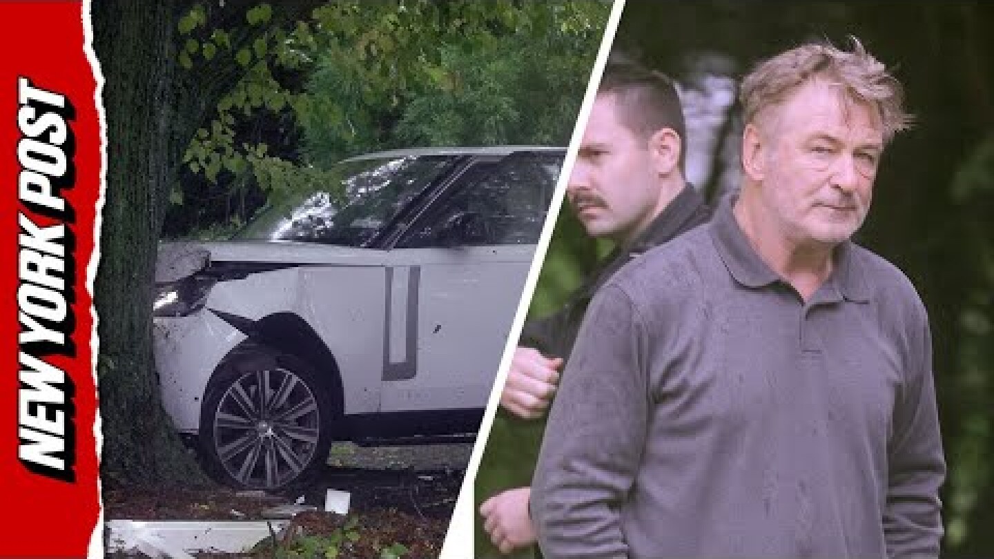 Alec Baldwin Crashes Car Into Tree In The Hamptons