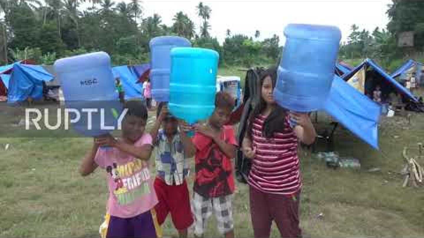 Philippines: Cleanup operation ongoing as quake victims sheltered in camps