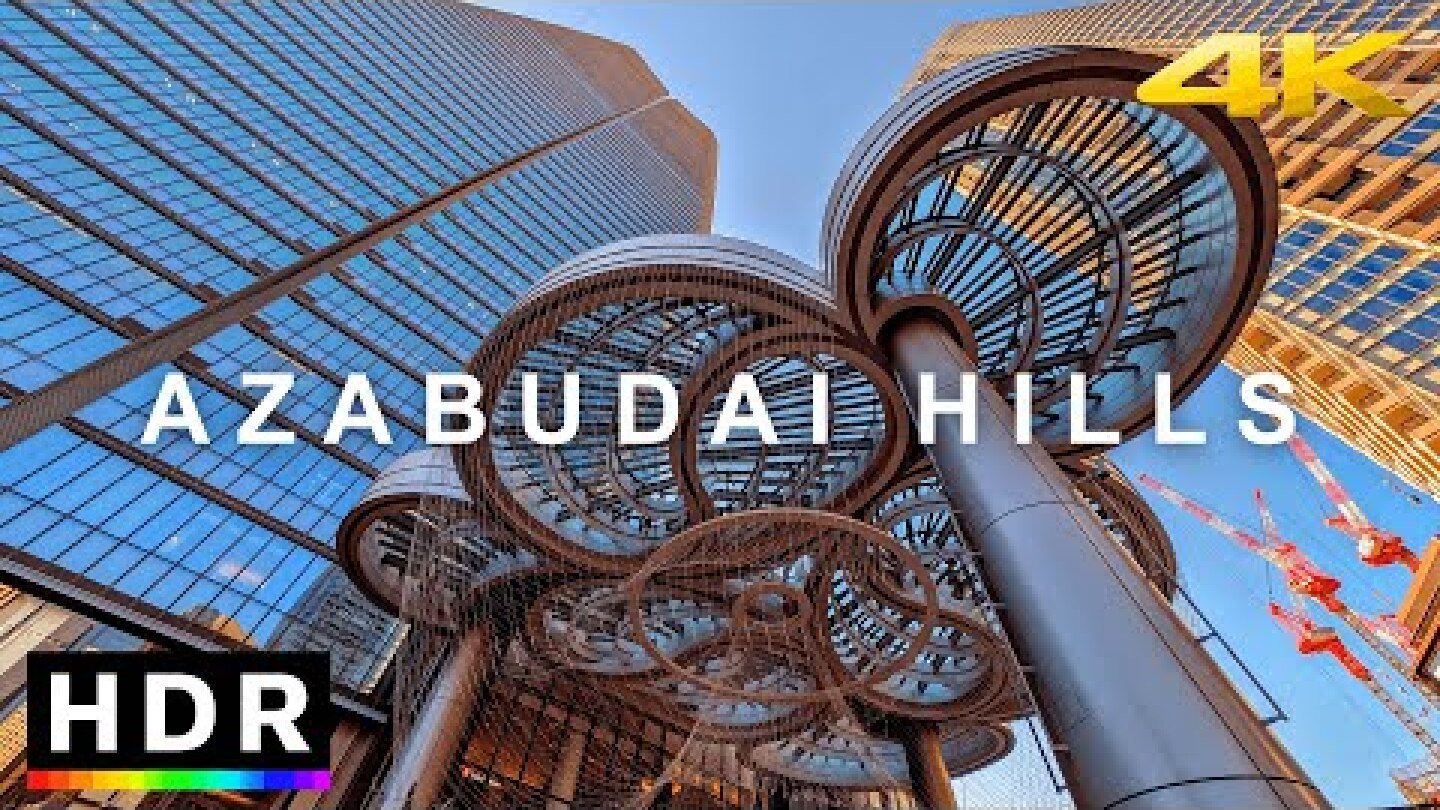 Tokyo's Brand New Azabudai Hills Complete 90min Walkthrough - 4K HDR Spatial Audio