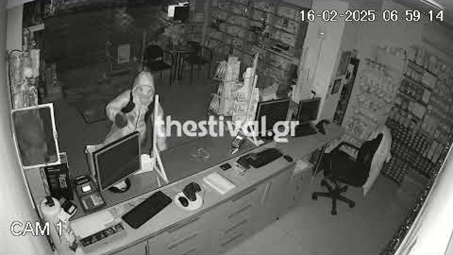 Thestival.gr Διάρρηξη φαρμακείου στη Θεσσαλονίκη