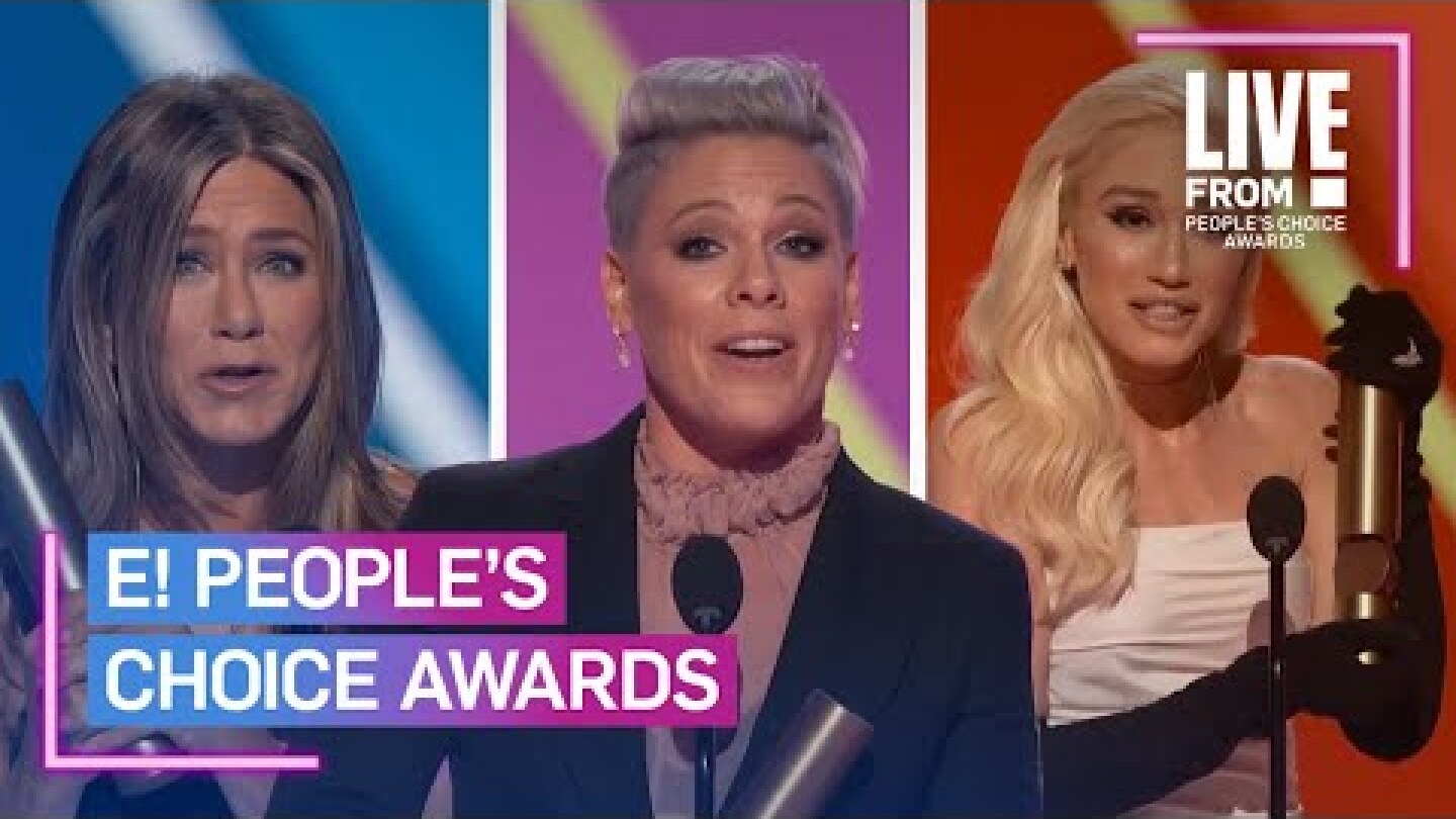 2019 E! People's Choice Icon Recipients - Aniston, P!nk & Stefani | E! People’s Choice Awards