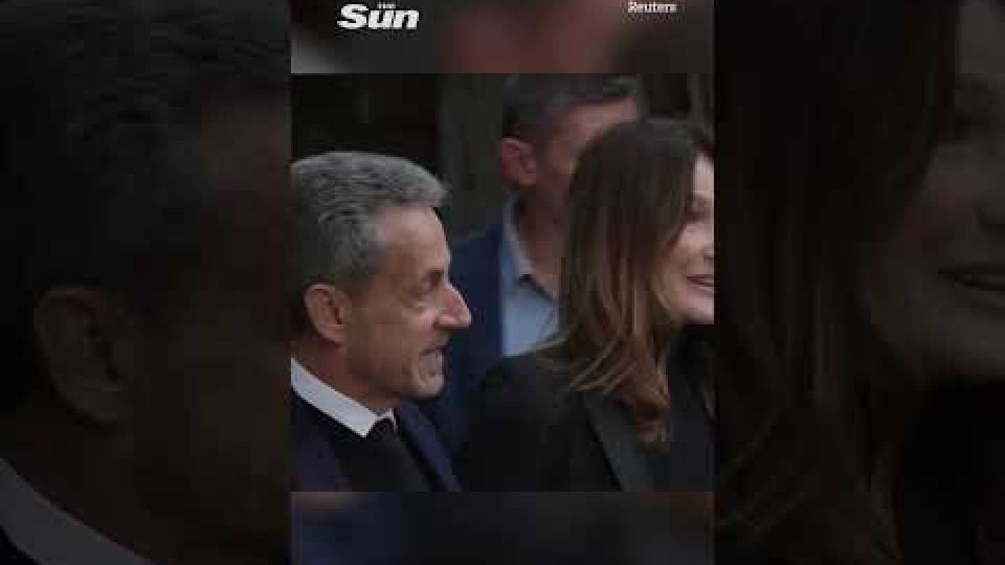 Ex-French president Nicolas Sarkozy enters prison for five-year sentence