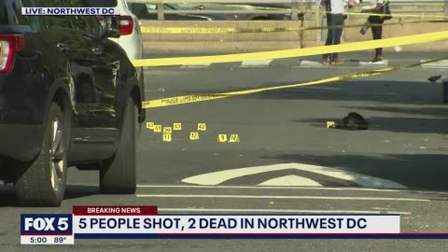 5 people shot, 2 dead in Northwest DC, officials say; police release photo of suspect vehicle | FOX