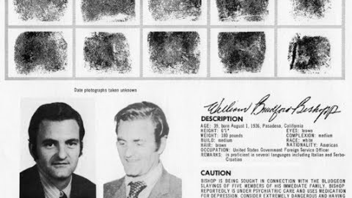 William Bradford Bishop, Jr. Added to FBI Ten Most Wanted List