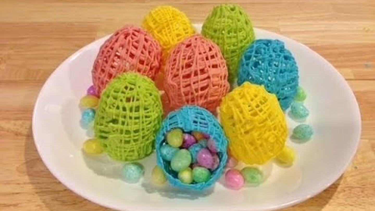 Make Fancy Hollow Chocolate Easter Eggs