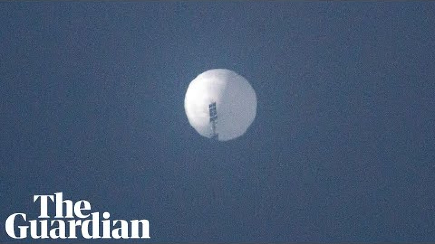 Chinese 'spy balloon' spotted flying over US