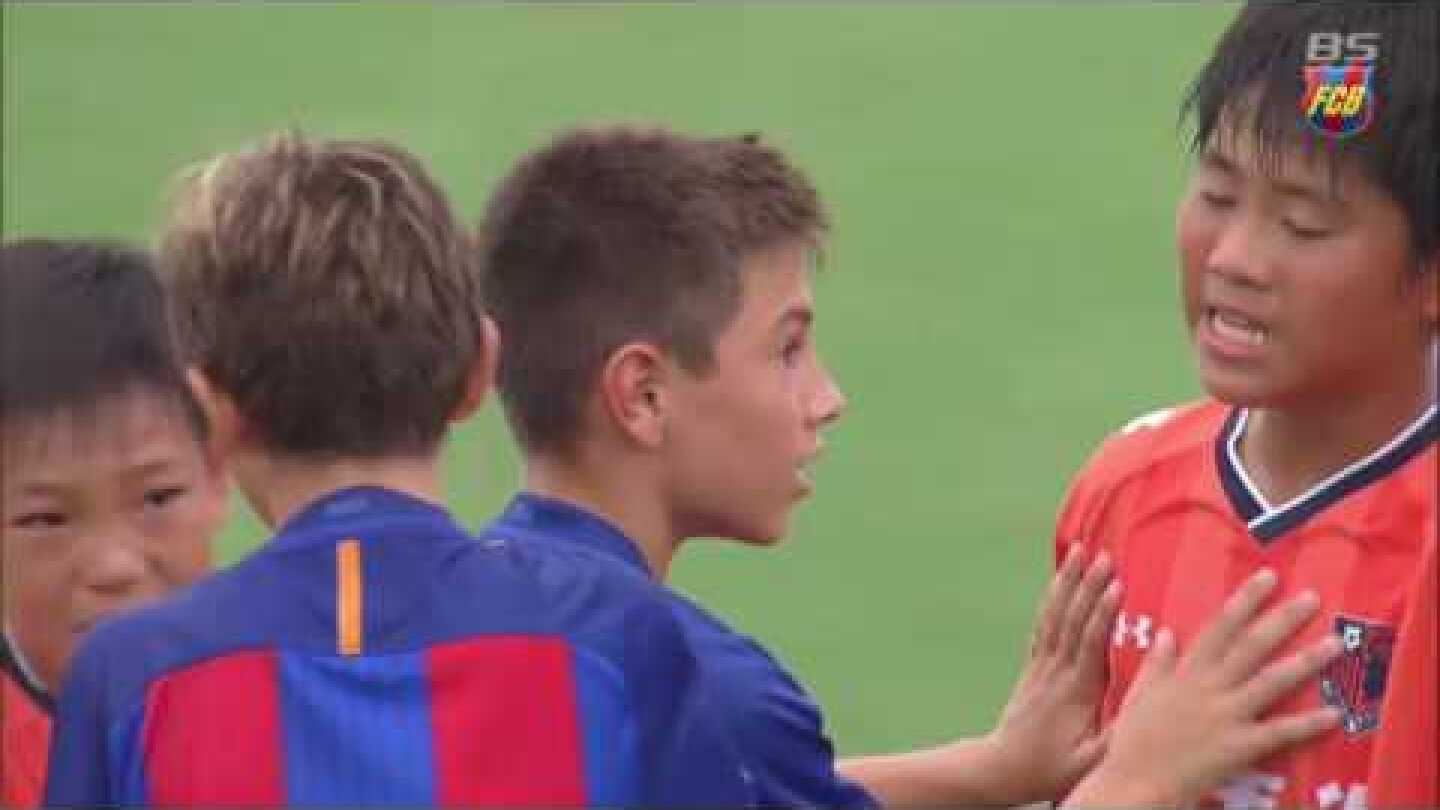 FCB Academy: A demonstration of fair play from the FC Barcelona U-14s in Japan