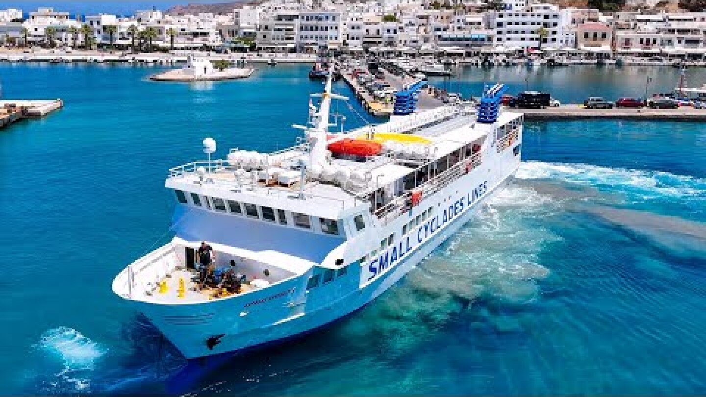 Ο “θρυλικός” Σκοπελίτης σε ένα ρεμέτζο 2' λεπτών στη Νάξο! (Express Skopelitis at the port of Naxos)