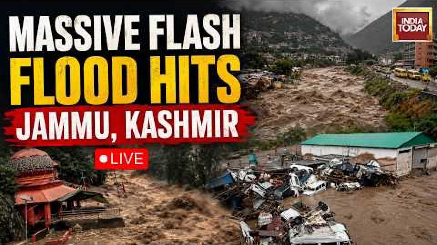 Jammu & Kashmir Floods News LIVE: Hundreds Flee Rajouri Floods as Vehicles Vanish | India Today