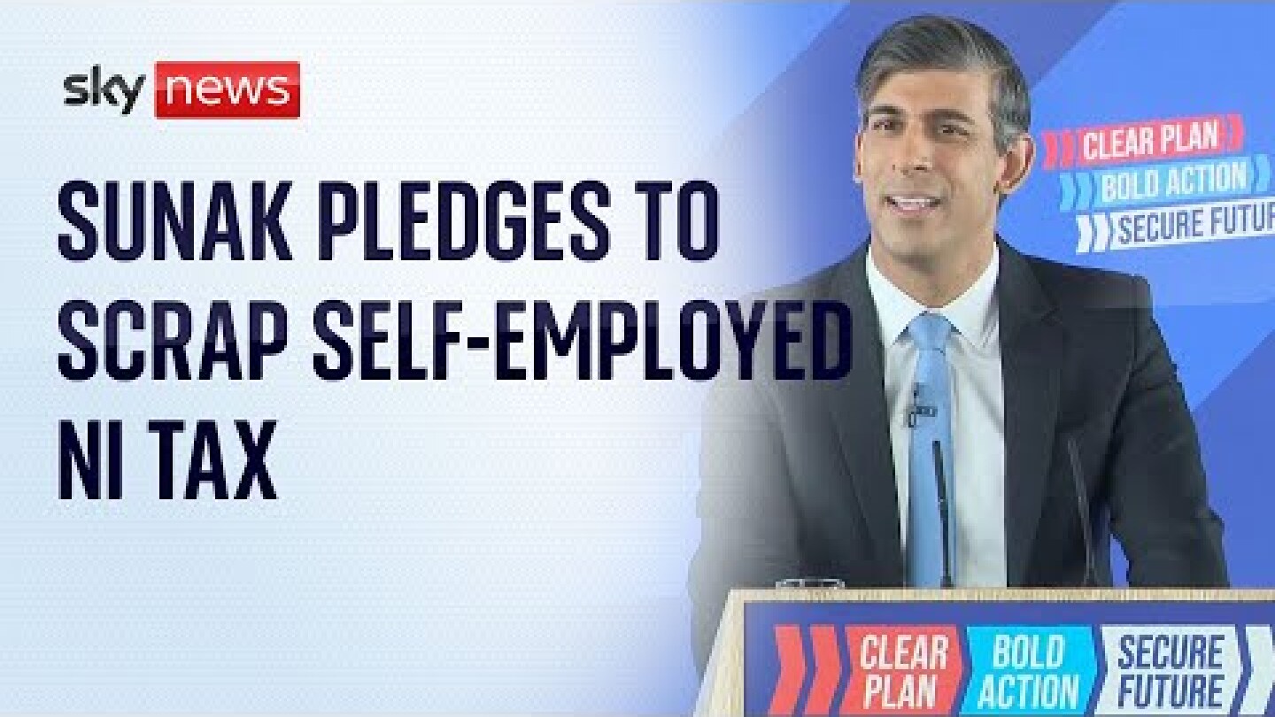 BREAKING: Rishi Sunak launches Conservative manifesto