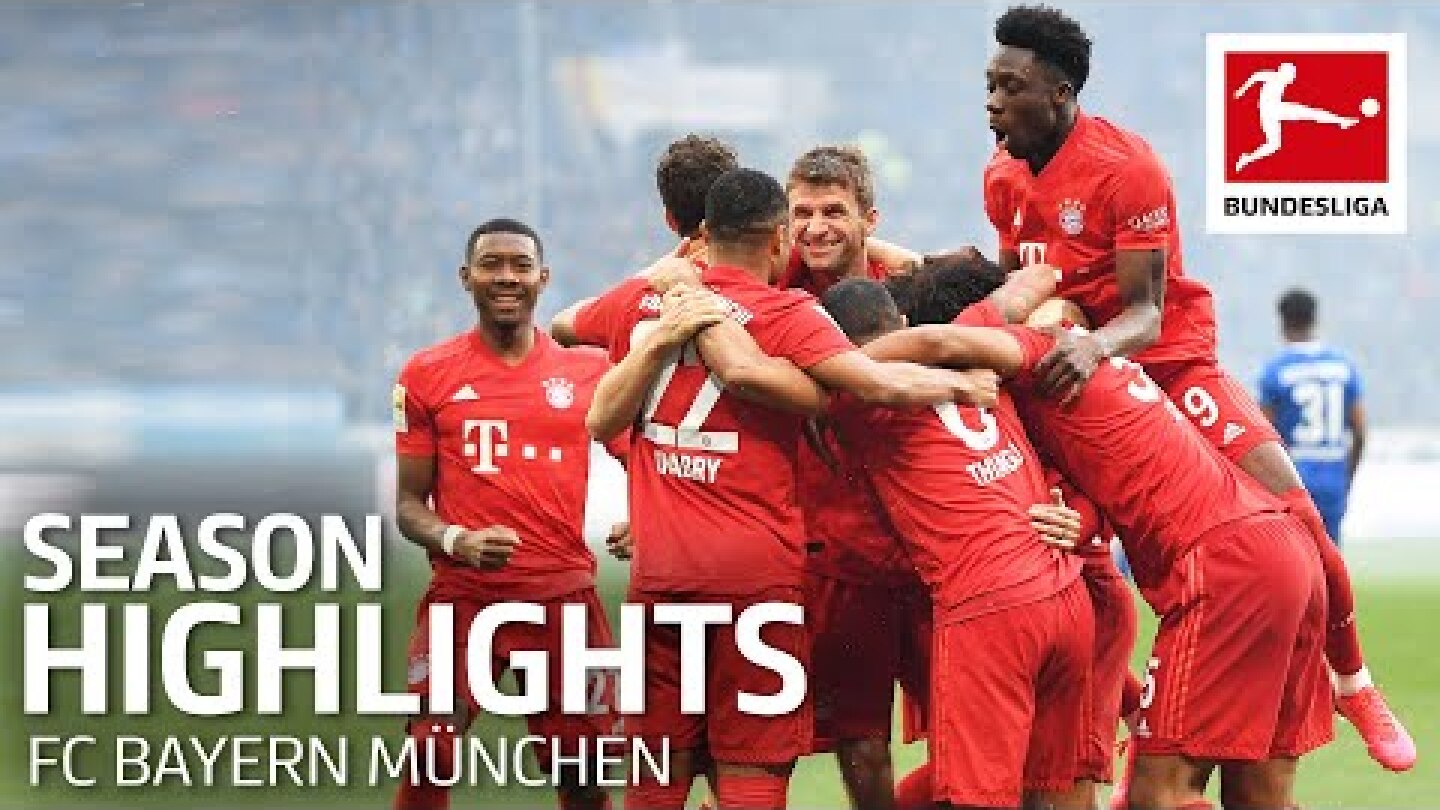 FC Bayern München Are Bundesliga Champions 2019/20 - Congratulations!