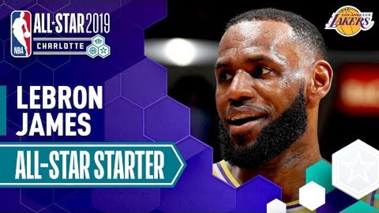 LeBron James 2019 All-Star Captain | 2018-19 NBA Season