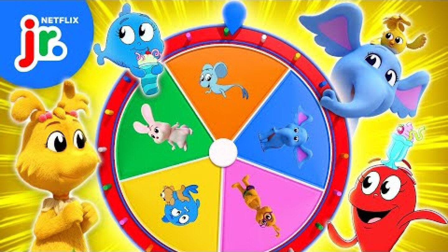 Mystery Wheel of Dr. Seuss Friends! 🌟 Dr. Seuss's Horton! + Red Fish, Blue Fish + MORE | Netflix Jr