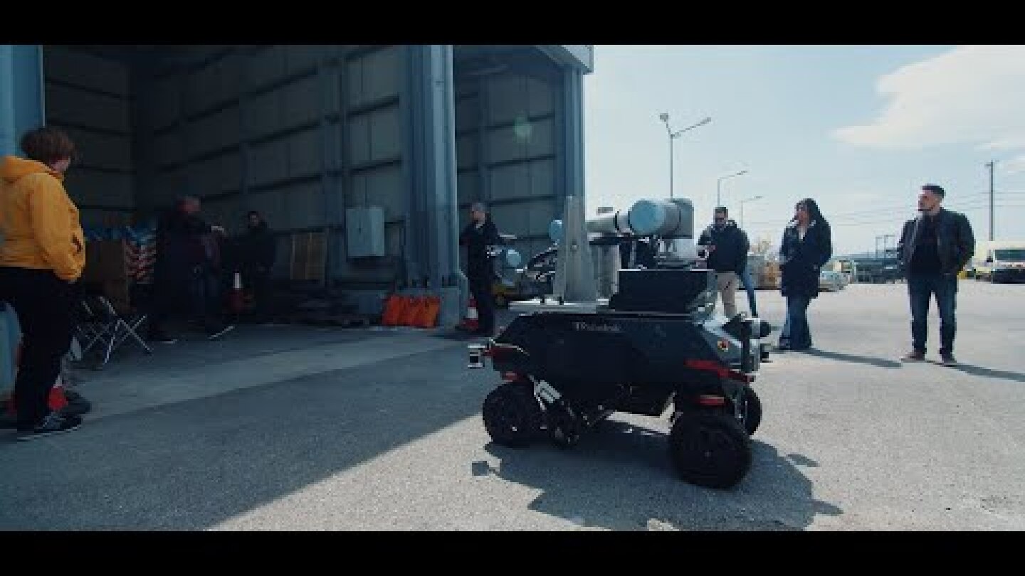 Το ρομπότ του ερευνητικού προγράμματος HERON στην Ολυμπία Οδό!