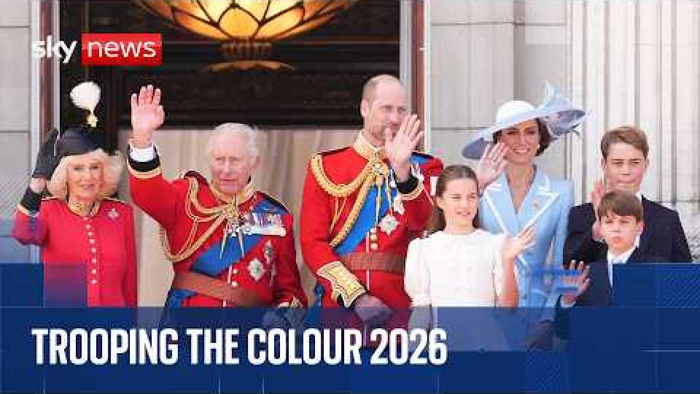 Trooping the Colour 2026 | Full Sky News coverage