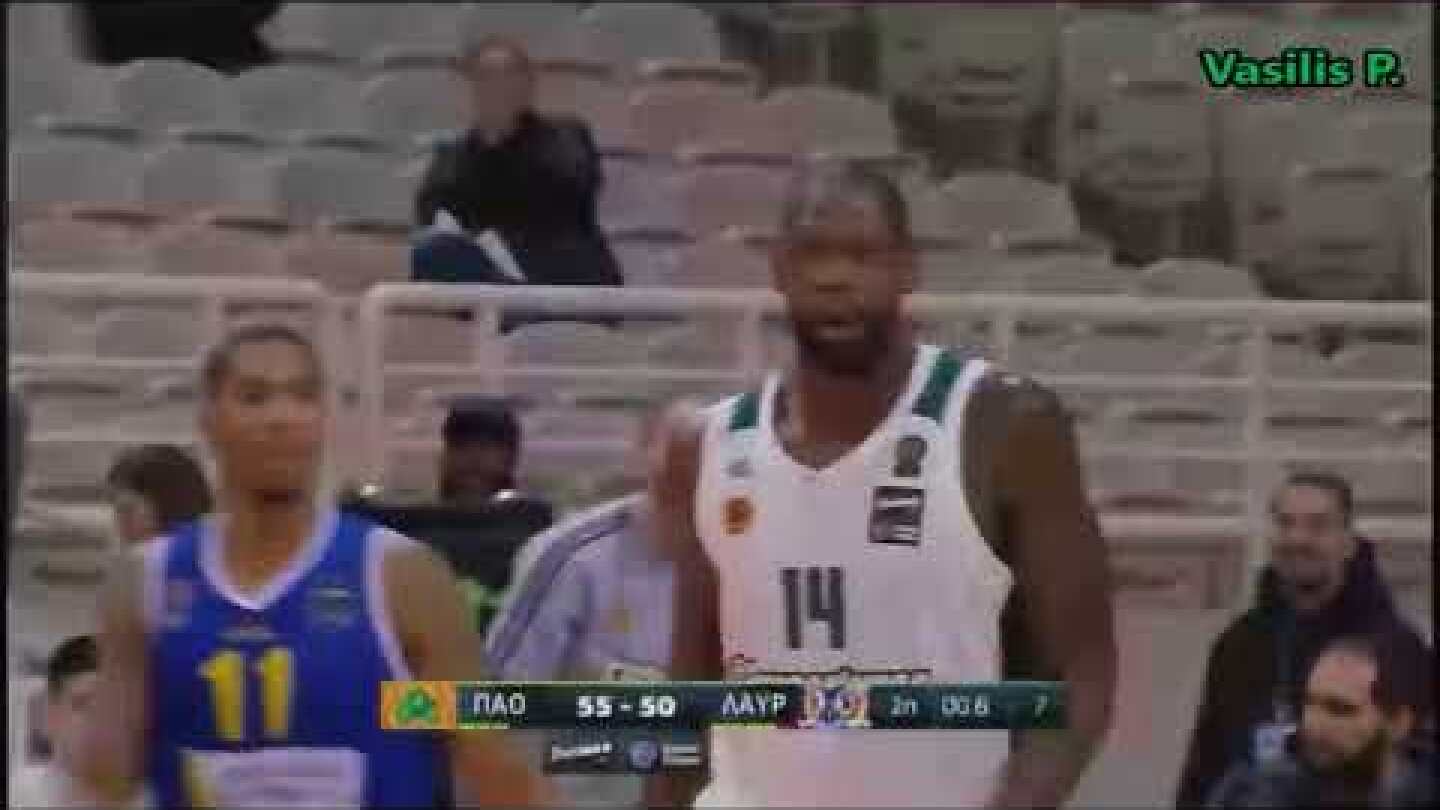 Παναθηναϊκός-Λαύριο 120-118 Στιγμιότυπα 22-1-2018