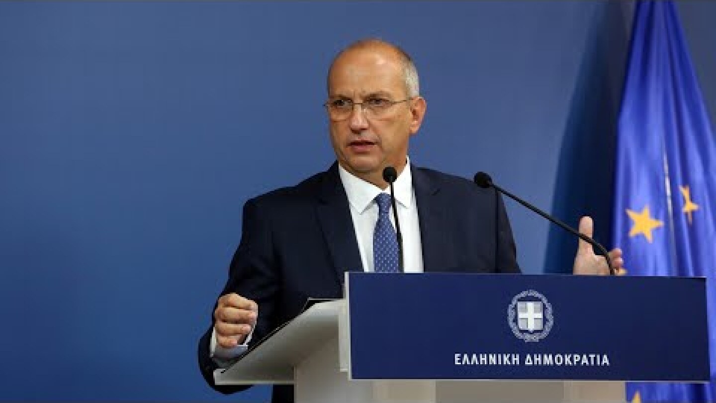 Eνημέρωση πολιτικών συντακτών από τον Κυβερνητικό Εκπρόσωπο Γιάννη Οικονόμου