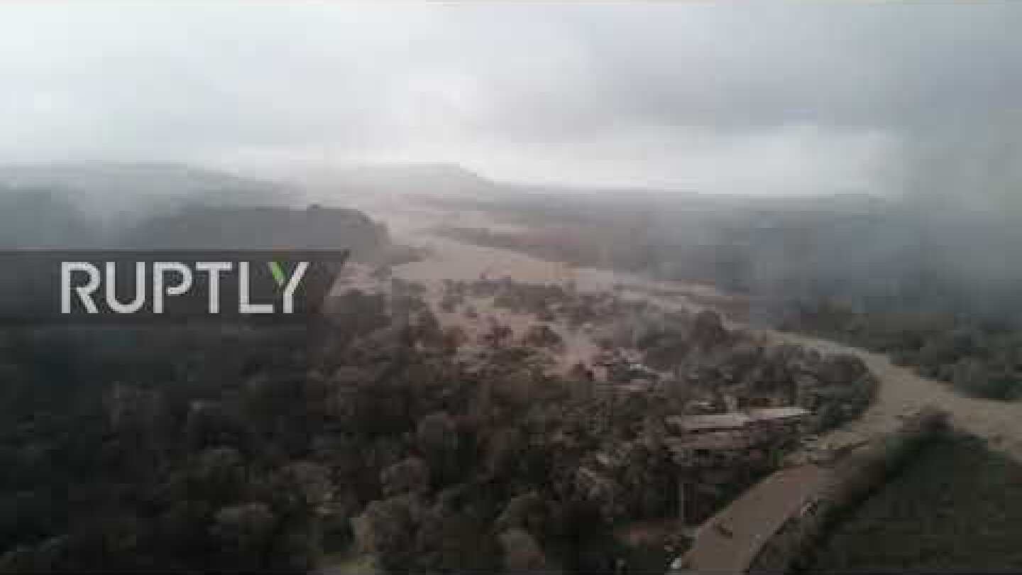 Guatemala: Drone captures destruction caused by Fuego eruption