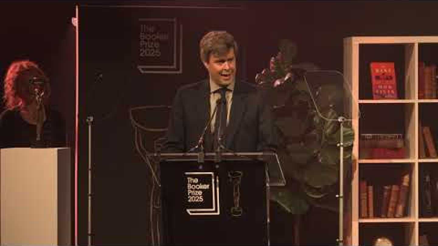 David Szalay wins the Booker Prize 2025 with Flesh | The Booker Prize