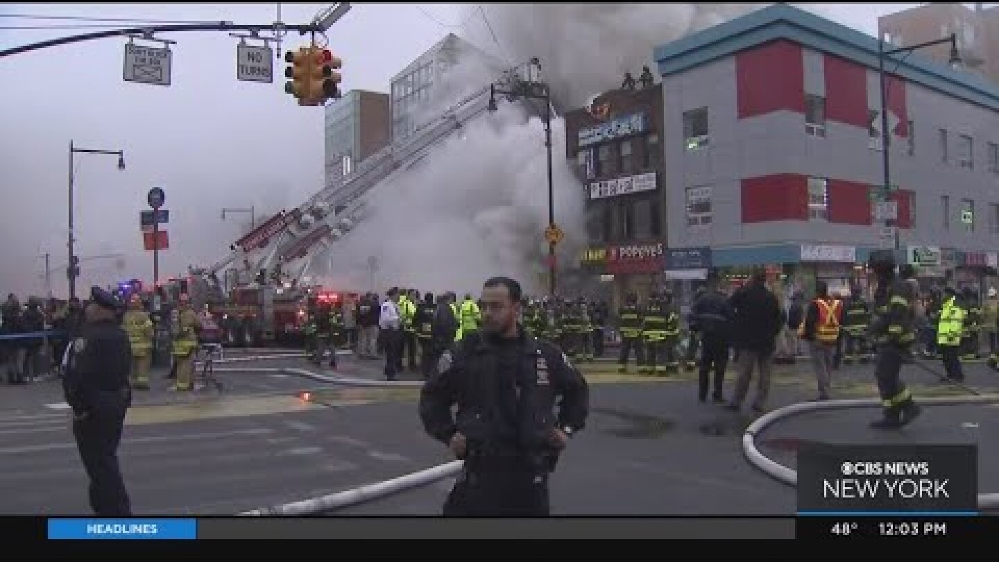 Massive Queens fire now under control