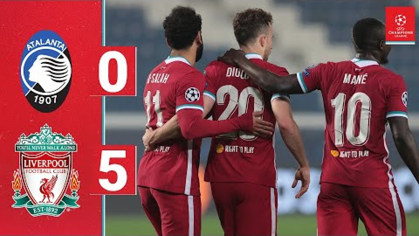 Highlights: Atalanta 0-5 Liverpool | Jota's Champions League hat-trick