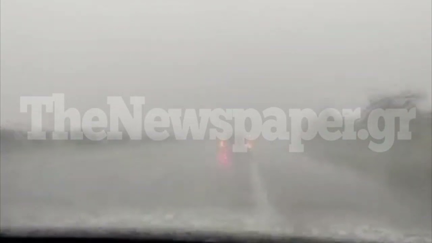 Απίστευτη καταιγίδα στις Μικροθήβες