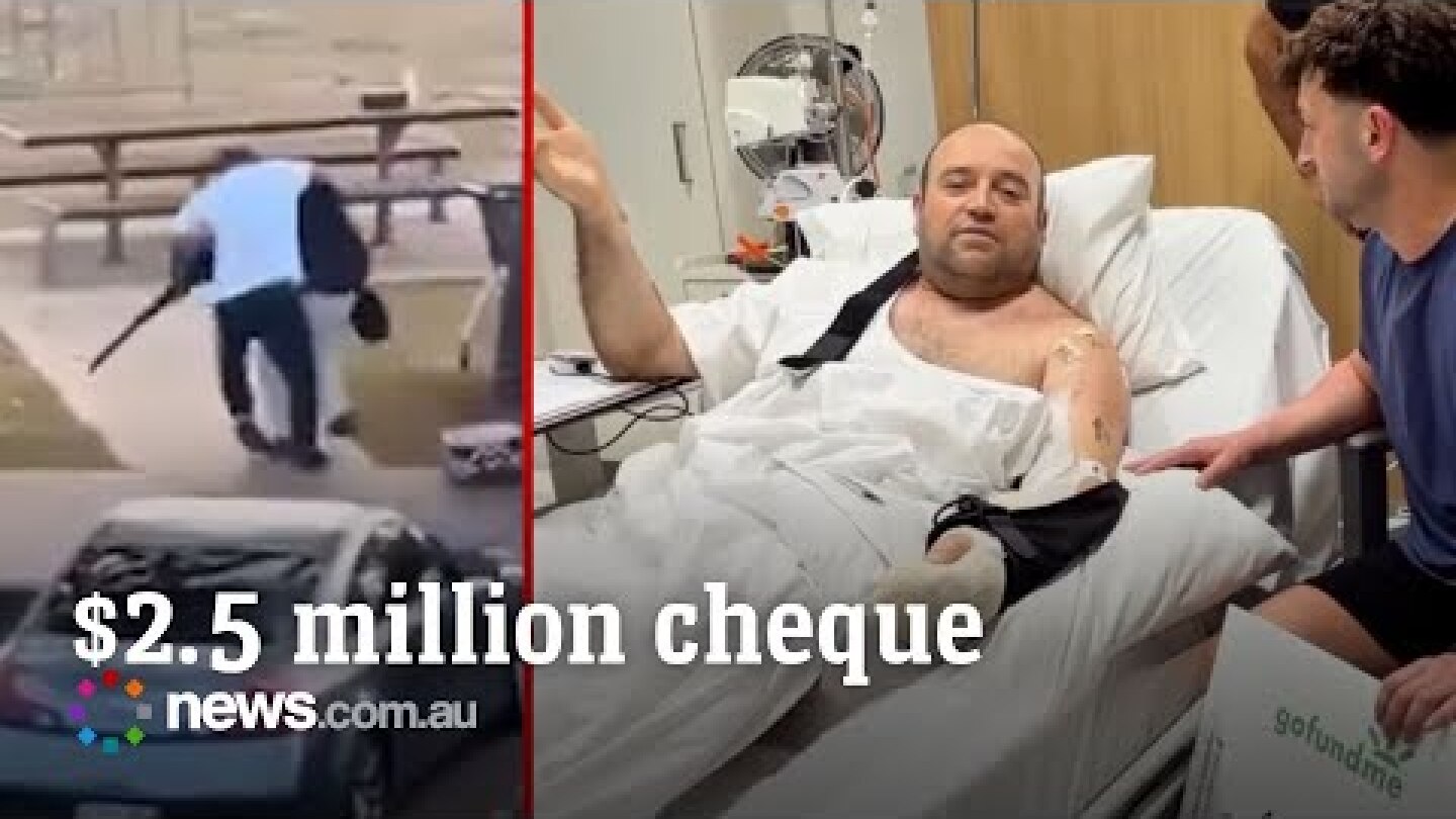 Bondi hero handed $2.5m for his heroism that stunned the world