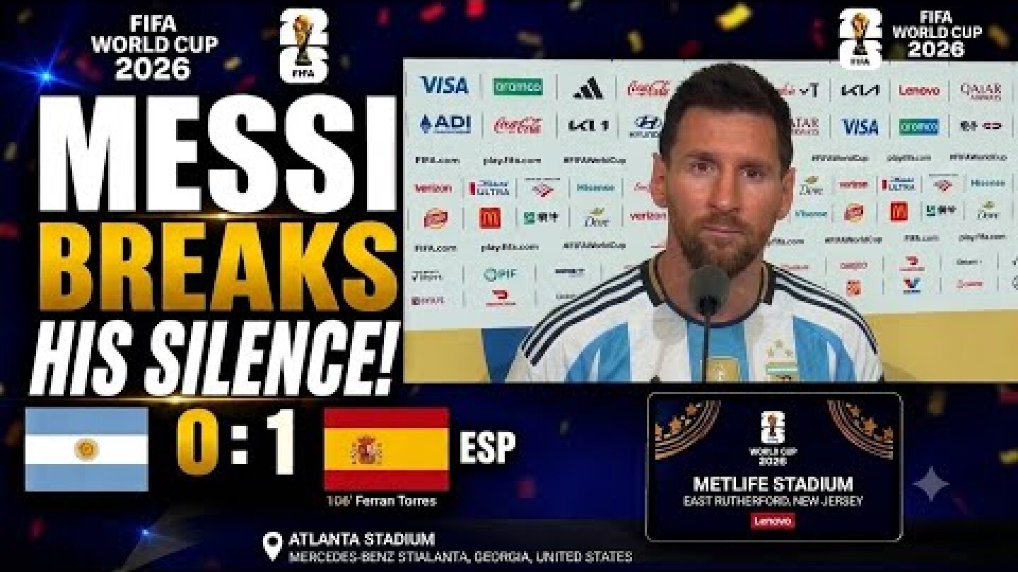 "This Is One of the Hardest Moments of My Career... "😭 | Messi Post Match Interview