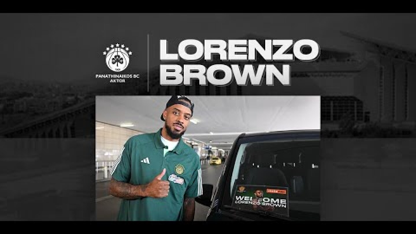 Lorenzo Brown: «Ενθουσιασμένος που είμαι κομμάτι της ιστορίας και συνεχίζω την κληρονομιά»