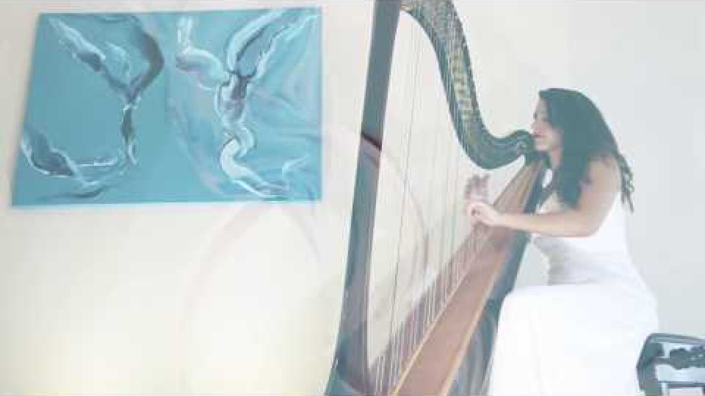 Yiannis Kaminis abstract art Indigo Souls - Nord Gallery Spetses 2020 - Music by Danai Zafrana