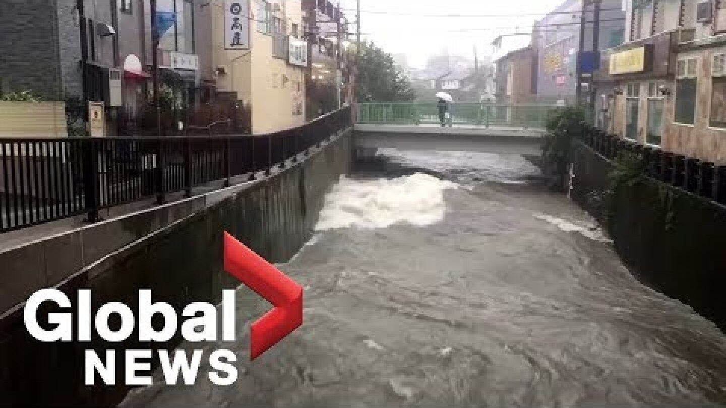 Fierce typhoon hits northern Japan after paralyzing Tokyo