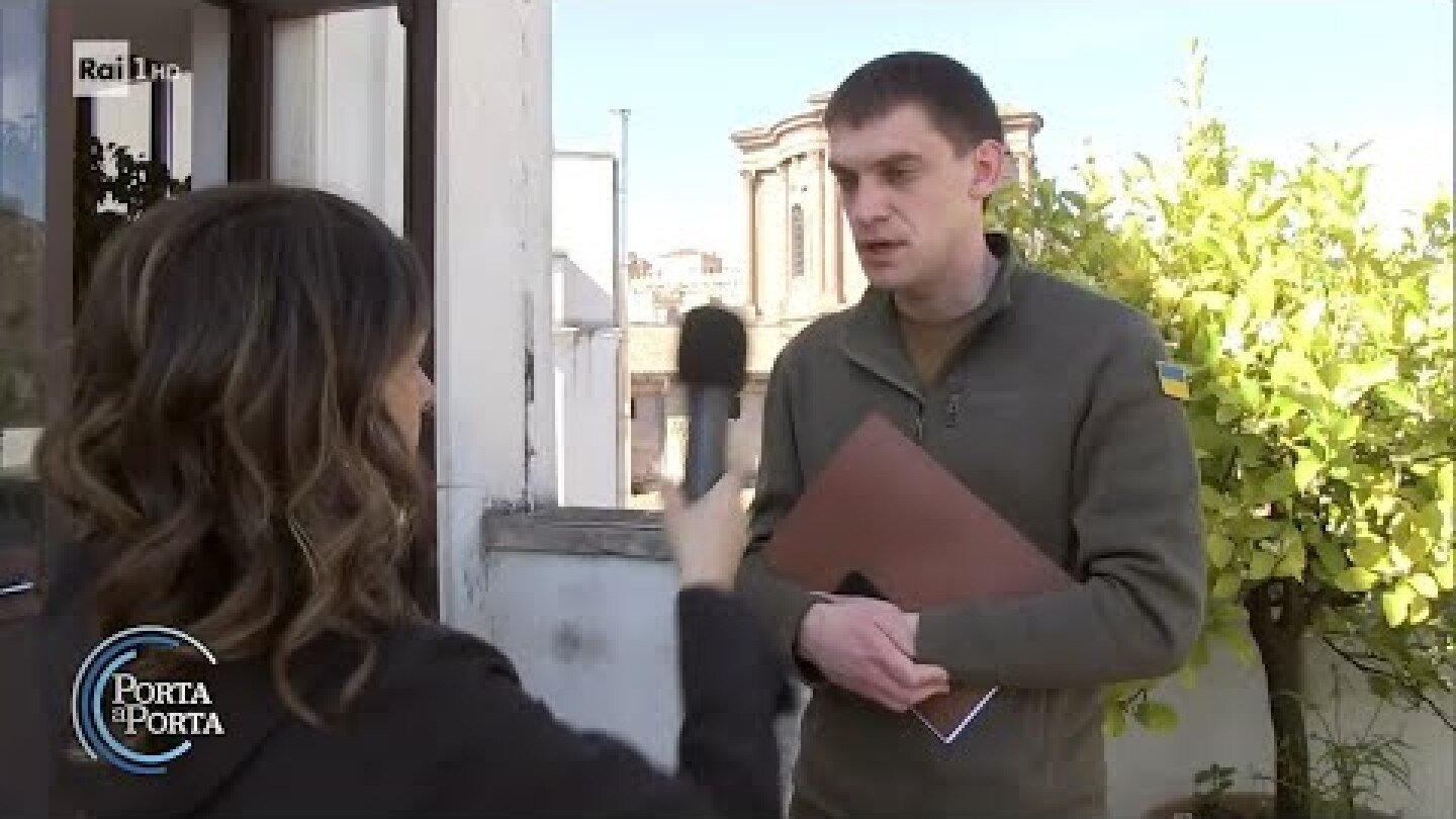Intervista a Ivan Fedorov, sindaco di Melitopol - Porta a porta 19/04/2022